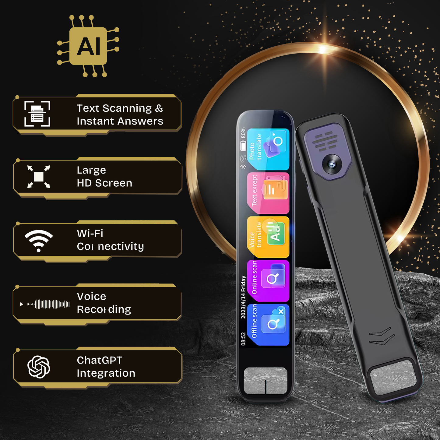 GPTPen – AI Scanning Smart Pen – Instant Answers, Real-Time Notes & More